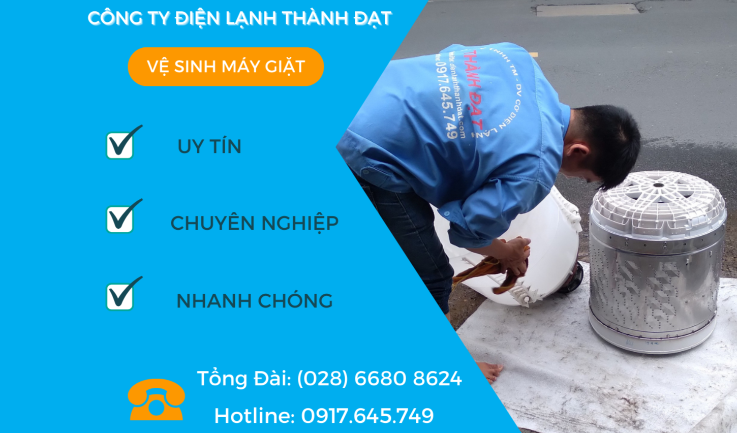 Vệ Sinh Máy Giặt Quận Tân Phú