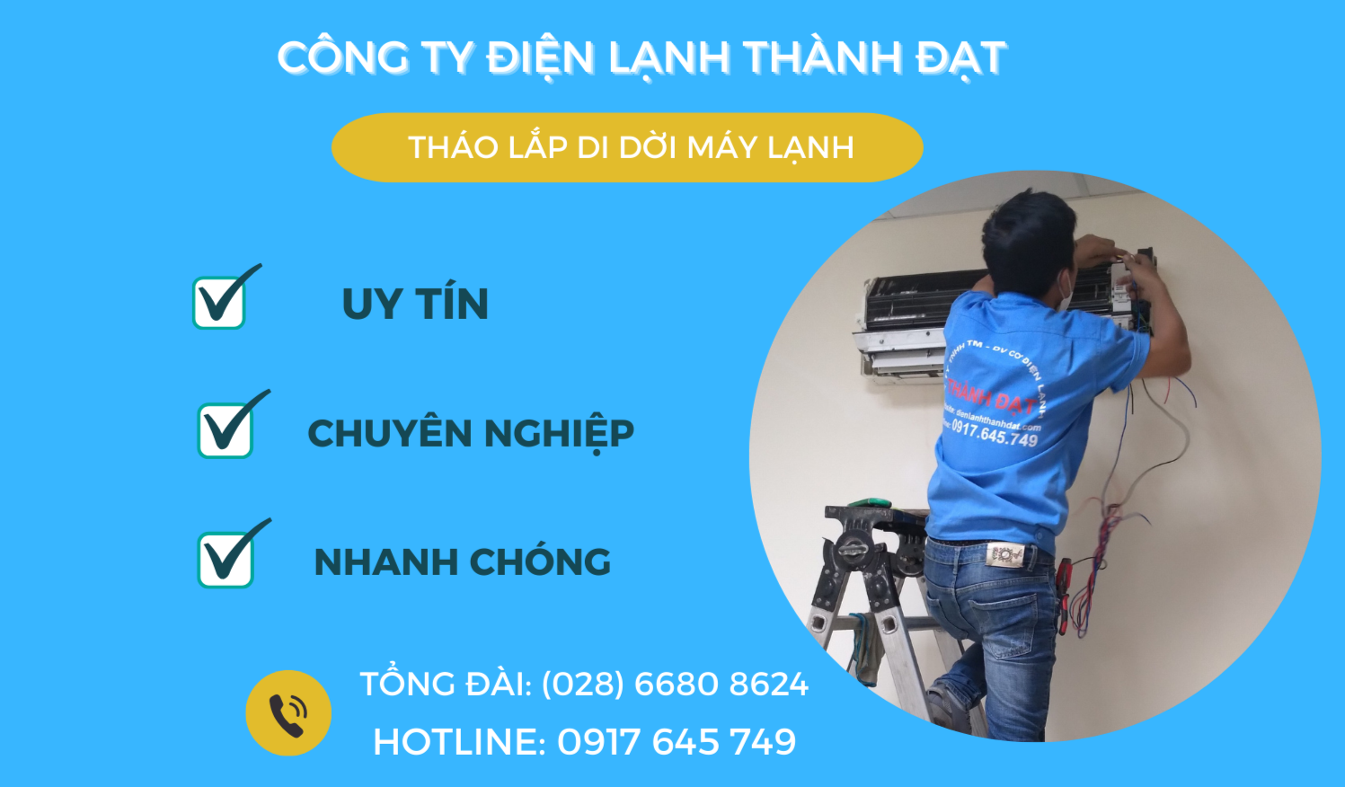 Tháo Lắp Di Dời Máy Lạnh Quận 12