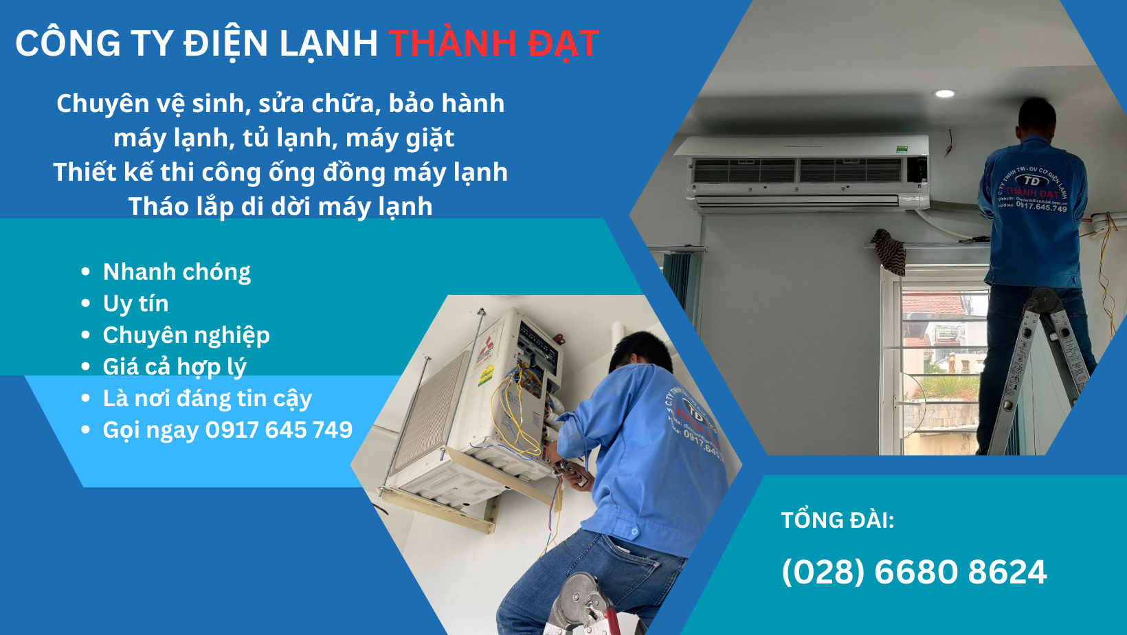 tháo lắp di dời máy lạnh