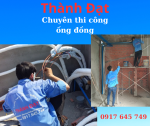 thi công ống đồng máy lạnh