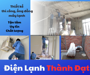 thi công ống đồng máy lạnh