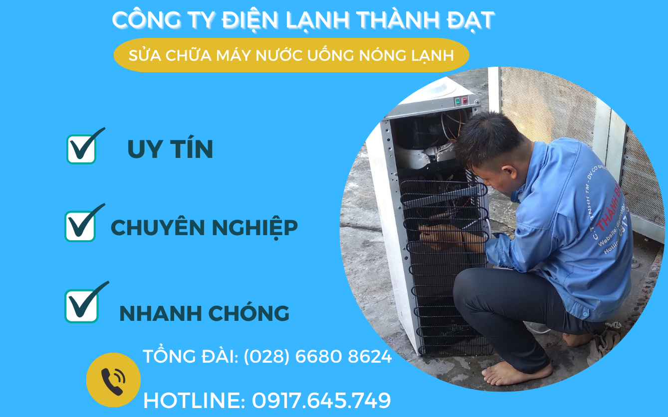 Sửa Máy Nước Uống Nóng Lạnh Sharp Quận 1