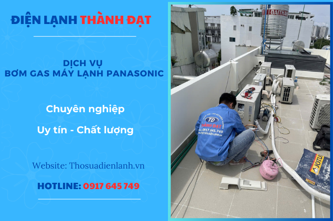 Dịch Vụ Bơm Gas Máy Lạnh Panasonic