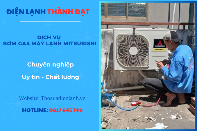 Dịch Vụ Bơm Gas Máy Lạnh Mitsubishi