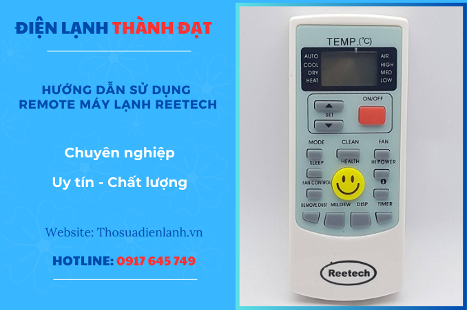 Hướng Dẫn Sử Dụng Remote Máy Lạnh Reetech