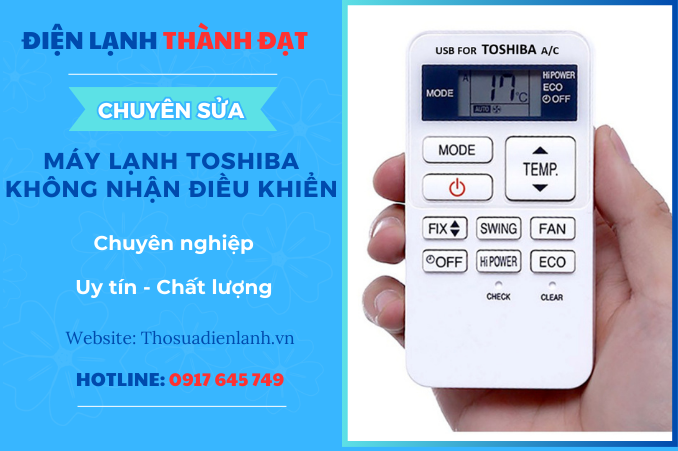 Máy Lạnh Toshiba Không Nhận Điều Khiển Là Lỗi Gì