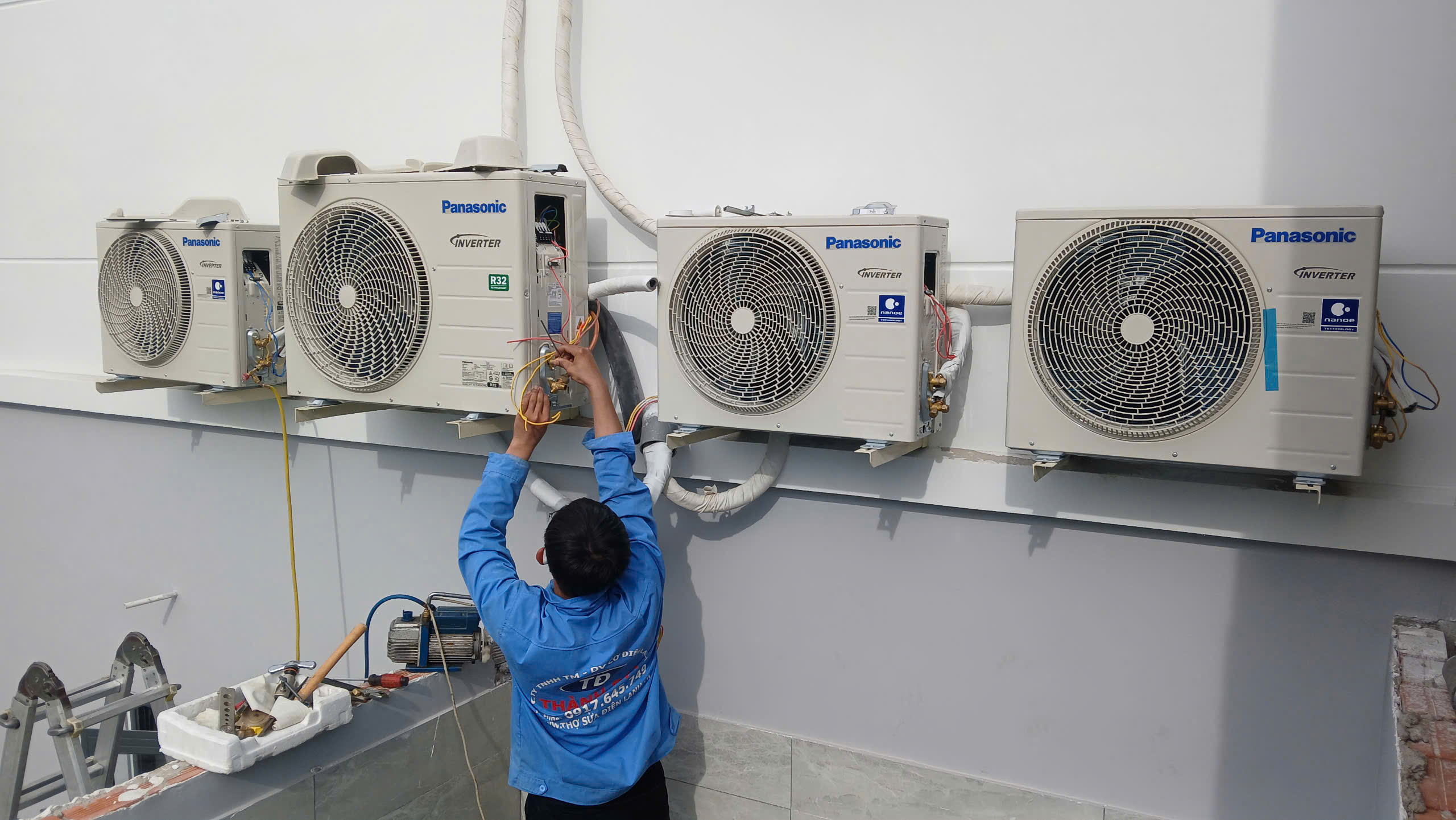 Dịch vụ sửa chữa máy lạnh Panasonic bị xì gas