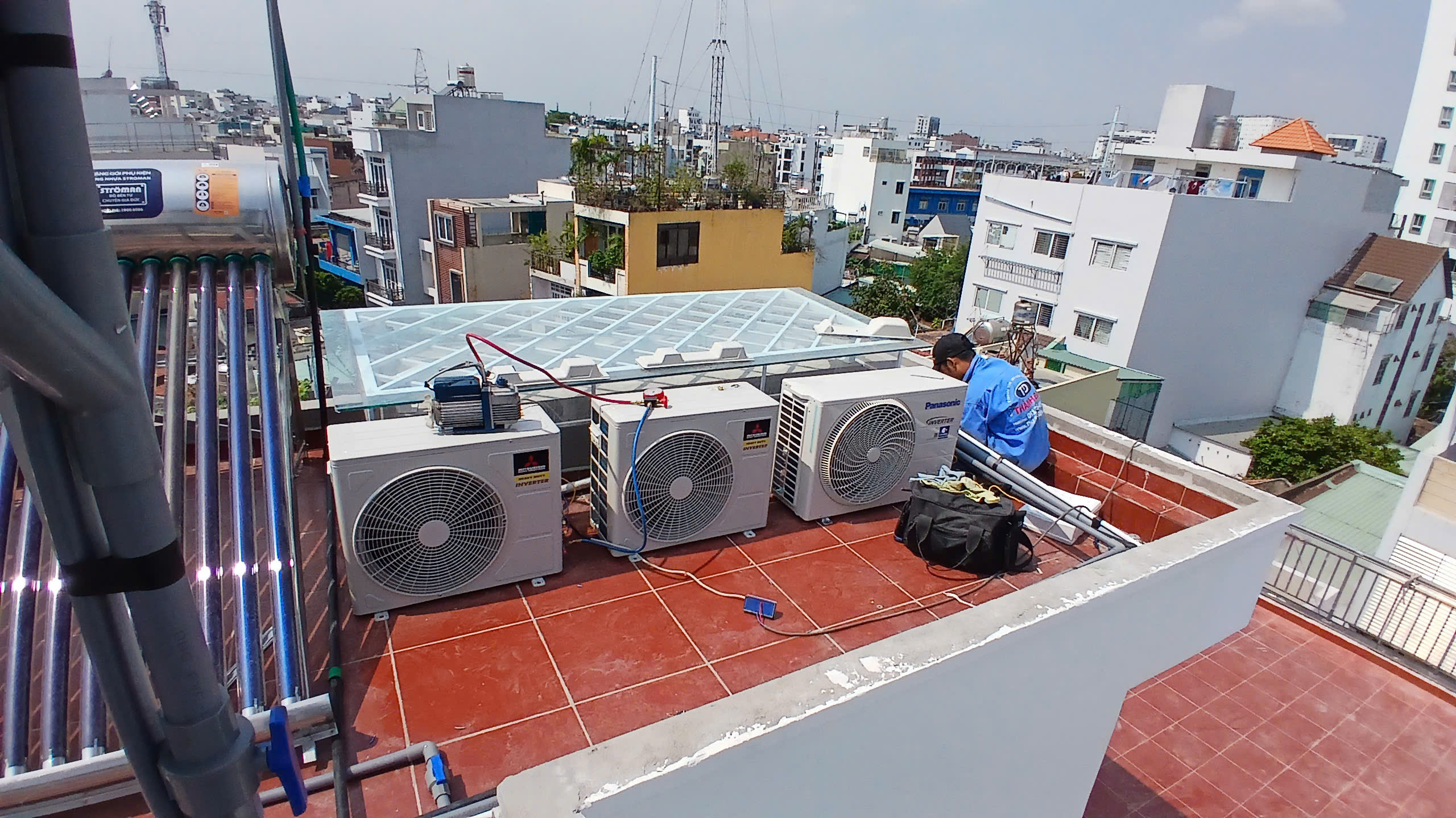 Dịch vụ sửa chữa máy lạnh Mitsubishi bị xì gas